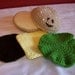 Hamburger Crochet Amigurumi Fast Food, Hamburger and Curly Fries