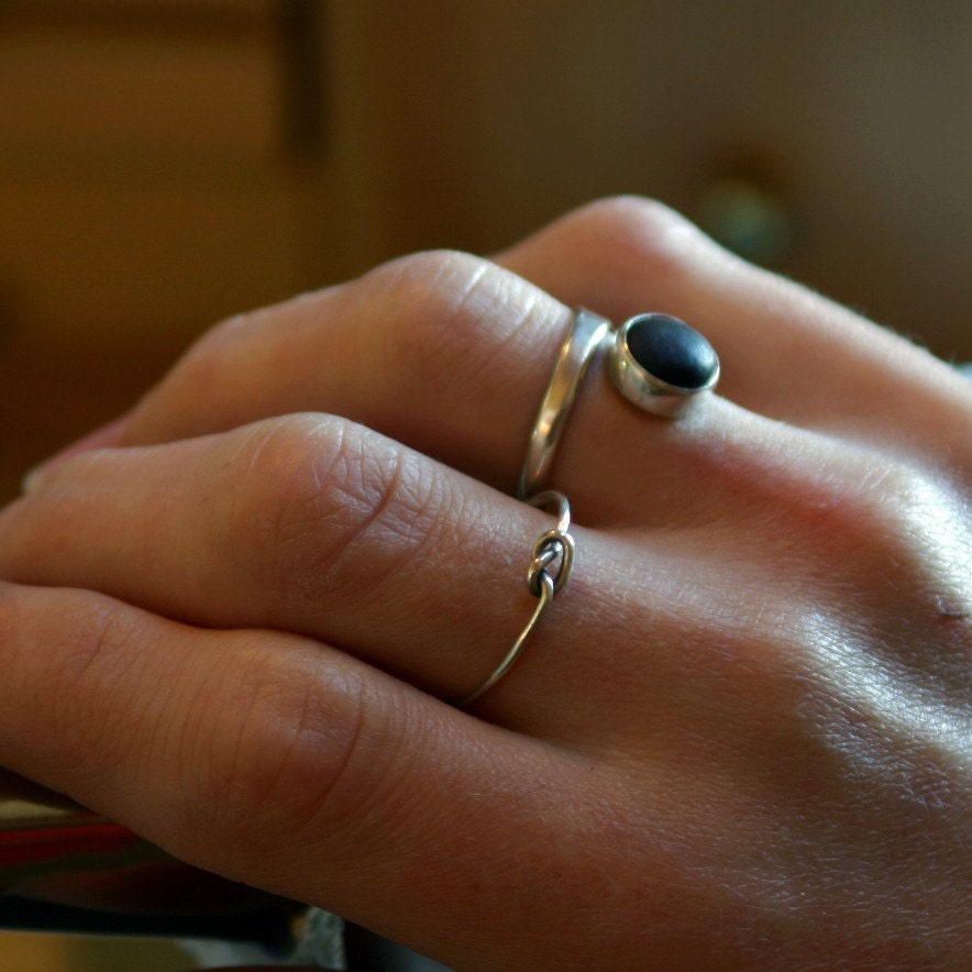 Classic Sterling Endless Love Knot Ring