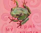 My Pink Square, Original Painting