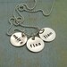 Personalized Jewelry - Hand Stamped Necklace - Mommy Necklace - Tiny Tokens Designs