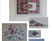 Berlin woolwork patterns cross stitch patterns. Set 2. Instant download