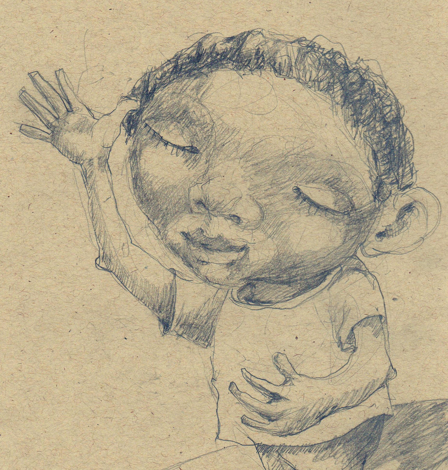 Untitled (boy with hand up)