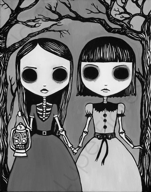 Creepy Night 8x10 art print