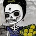 Frida Kahlo 5x7 Print Flores Para Los Muertos