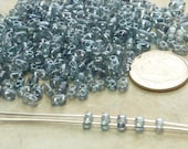5x2mm Blue Lumi Luster Two Hole Czech Glass TWIN Seed Beads 10 Grams (D312)