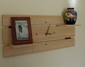 Bamboo Clock/Shelf Combination