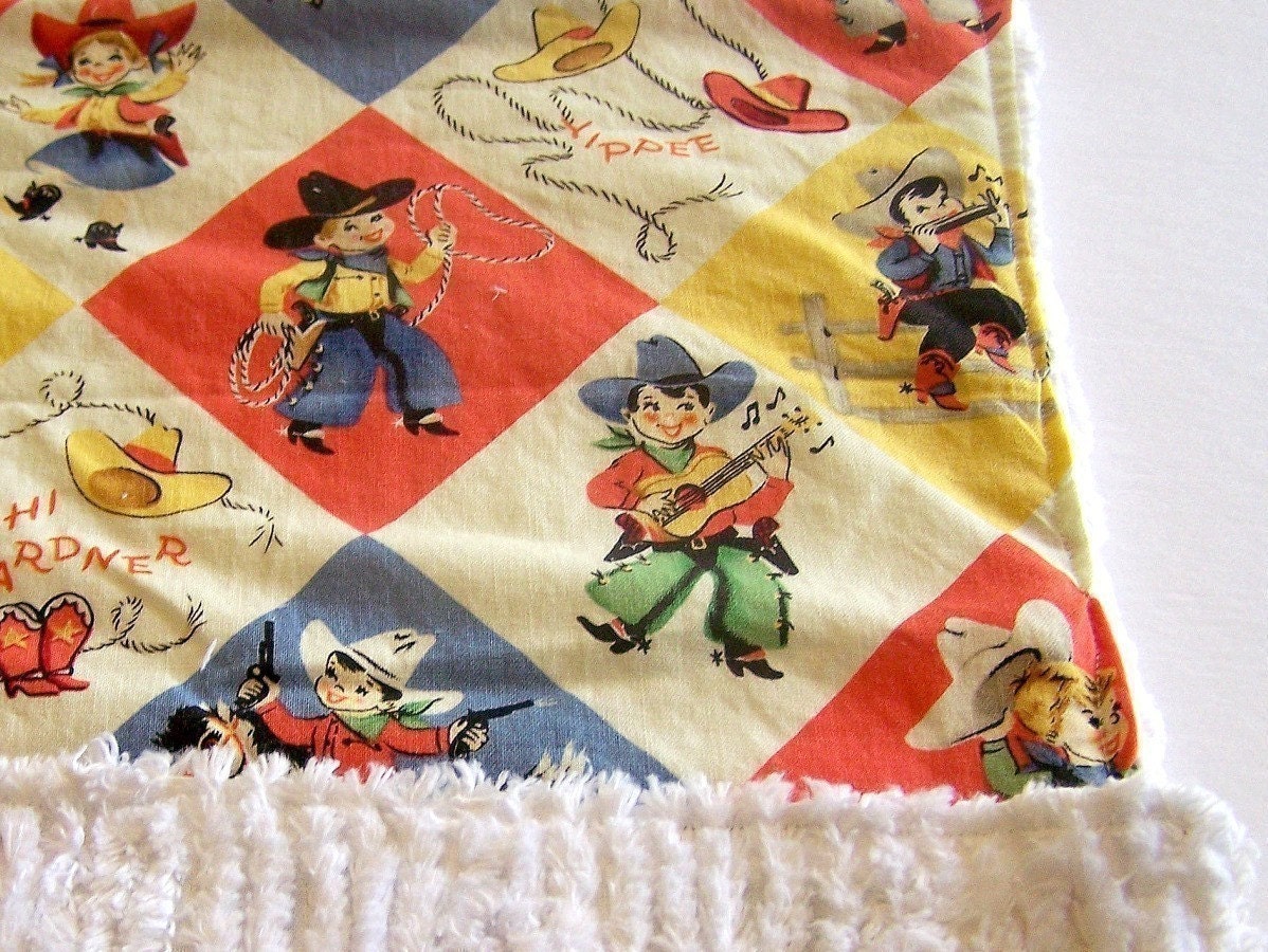 Yippee Burpcloth--Great for the Little Cowboy or Cowgirl