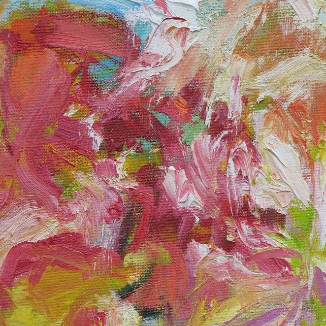 Dogwoods GICLEE ART PRINT 11x17 spring botanical gardens peach pink green white