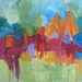 Tulips, Golden Gate Park, large original oil 30x45