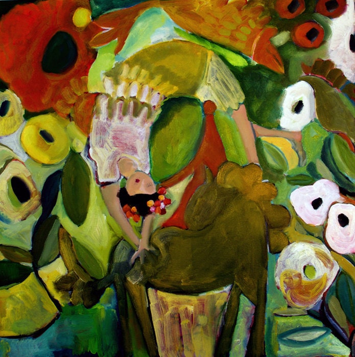 The Acrobat 16"x16" Giclee Print