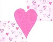 Heart Note Card - Valentine - Set of Four