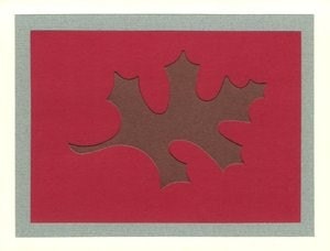 Fall Leaf Note Cards - Set of FOUR
