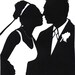Custom Silhouette Wedding Portrait