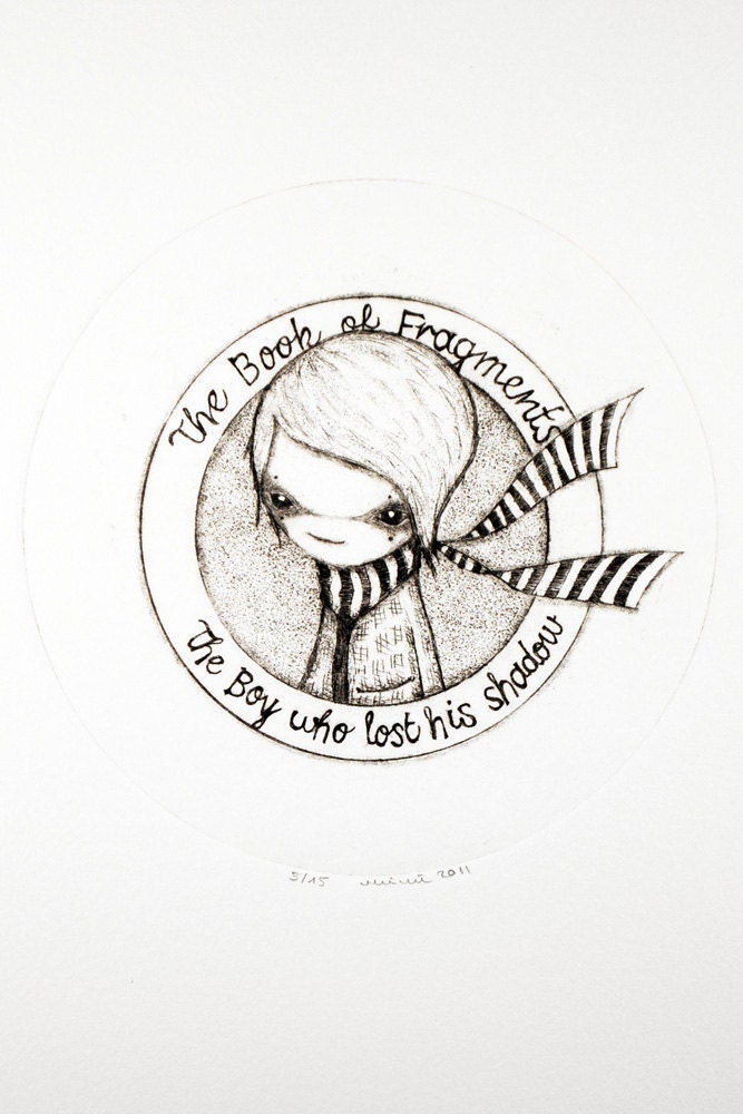 The boy who lost his shadow, Drypoint