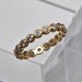 Diamond endless bezel ring - 18k gold
