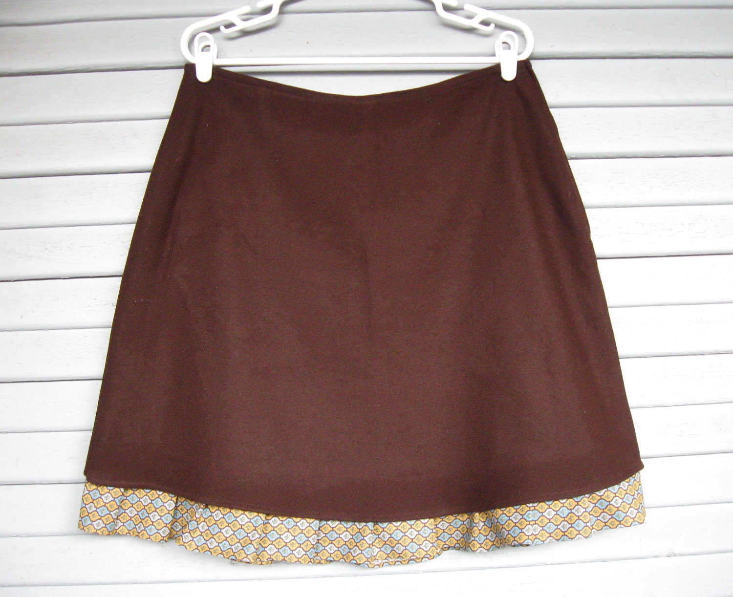 Tobacco Road ruffle front skirt Sz 12