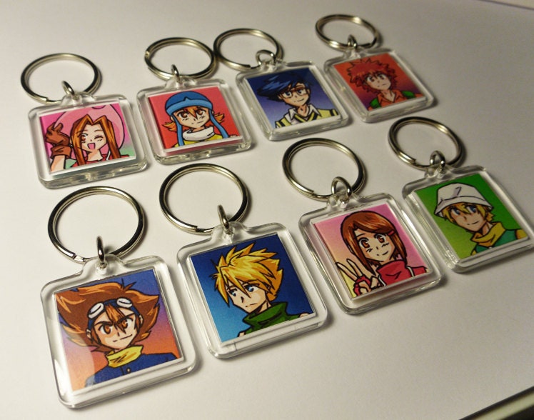 Digimon Keychain Set