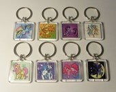 My Little Pony 8 Keychain Set
