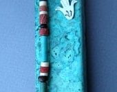Mezuzah Santa Fe Style Hamdcrafted by Ruth Shapiro