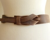 Safari Outback Brown Leather Belt by Muse  1-1/2 inch Nickel- Free  Plus Sizes Available - MuseBelts
