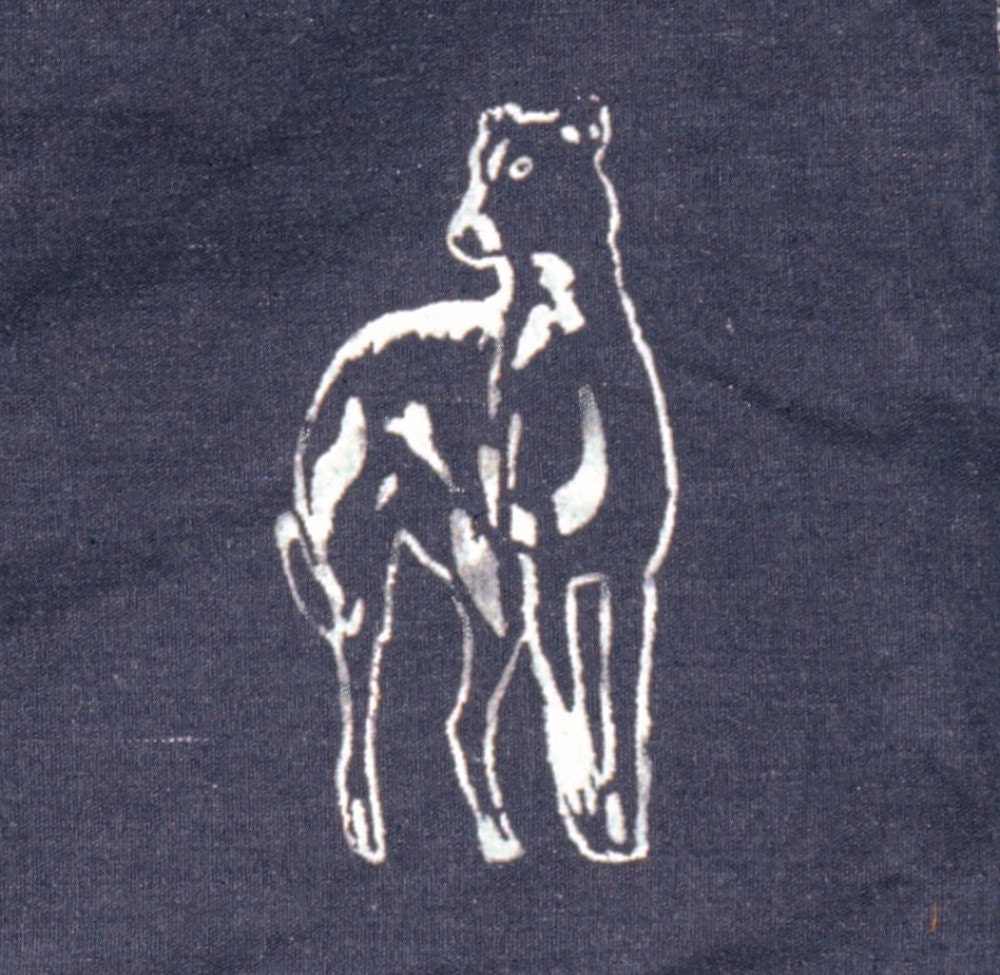 Lurcher dog tea towel