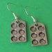 Tiny Cupcake Pan Earrings for your favorite Baker or Chef - on silver hooks