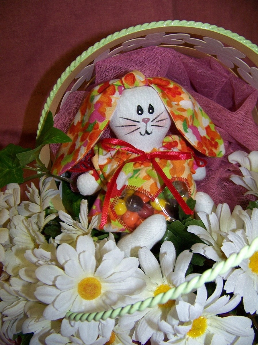 Floppy Eared Bunny Candy Bag PDF Pattern