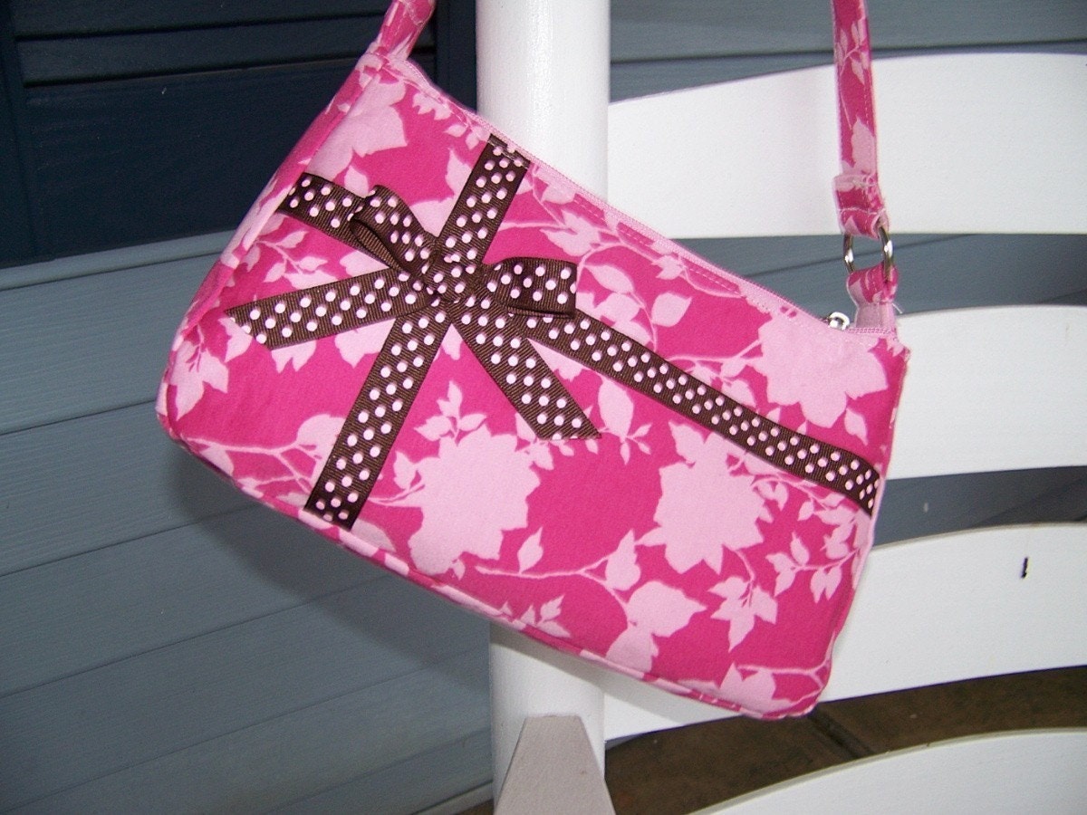 Small Easy Zipper Handbag Pdf Pattern Tutorial with Immediate download e-file