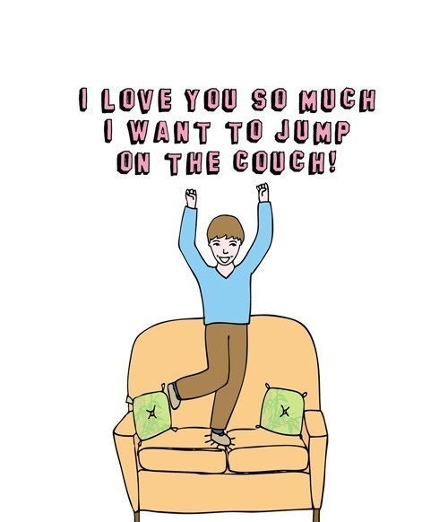 Love Card - Couch Jump
