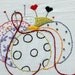 Embroidery pattern 6: Pincushion