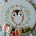 Embroidery pattern 7. Ofelia Owl