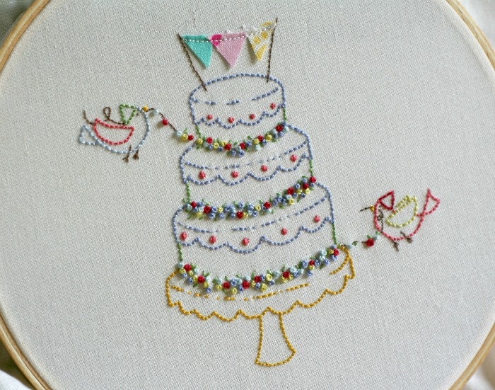Embroidery pattern 9. Thinking big