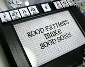 Father and Son Personalized Picture Frame
