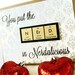 Nerdalicious Science Love Card Yellow and Gray