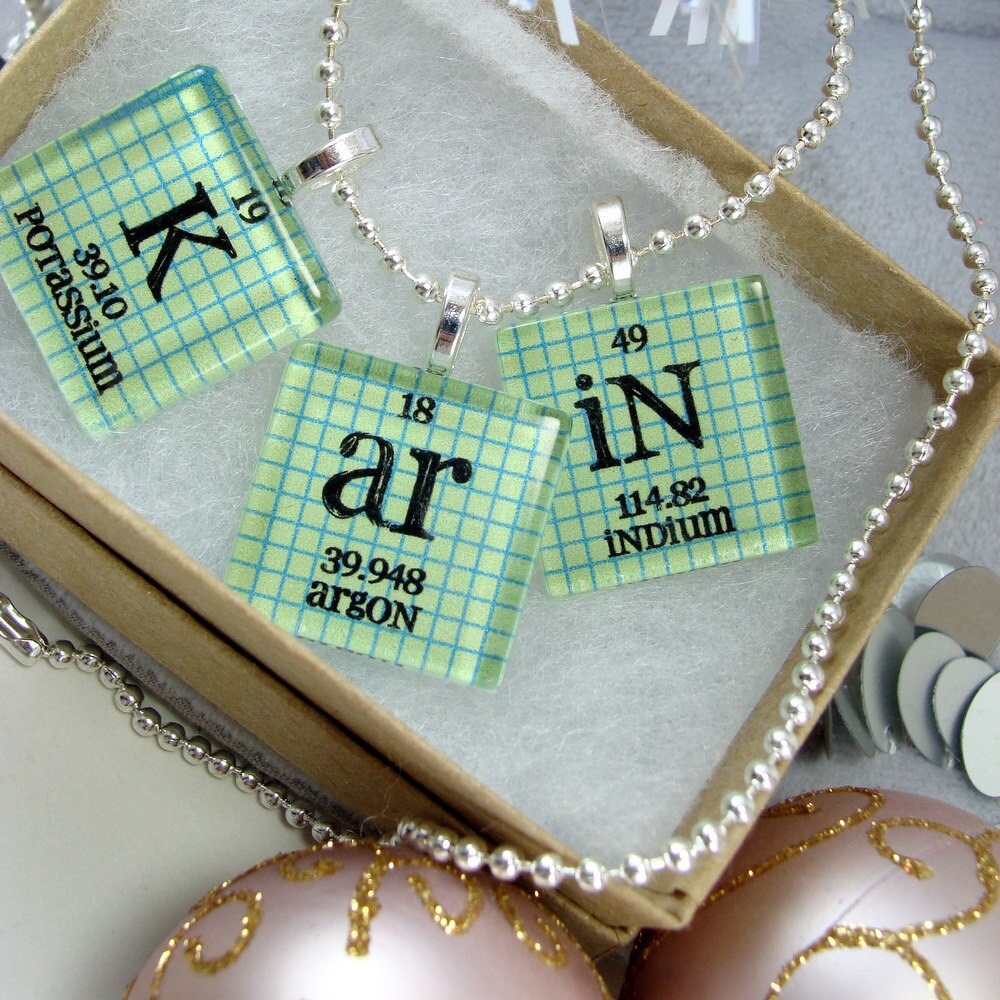 periodic table necklace