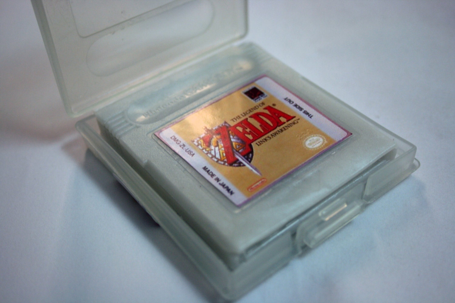 SOAP Gameboy cartridge parody with case, blackberry scent, Zelda title