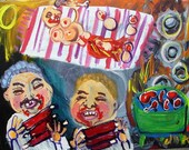 Barbeque Art Brut RAW Outsider Visionary Elisa
