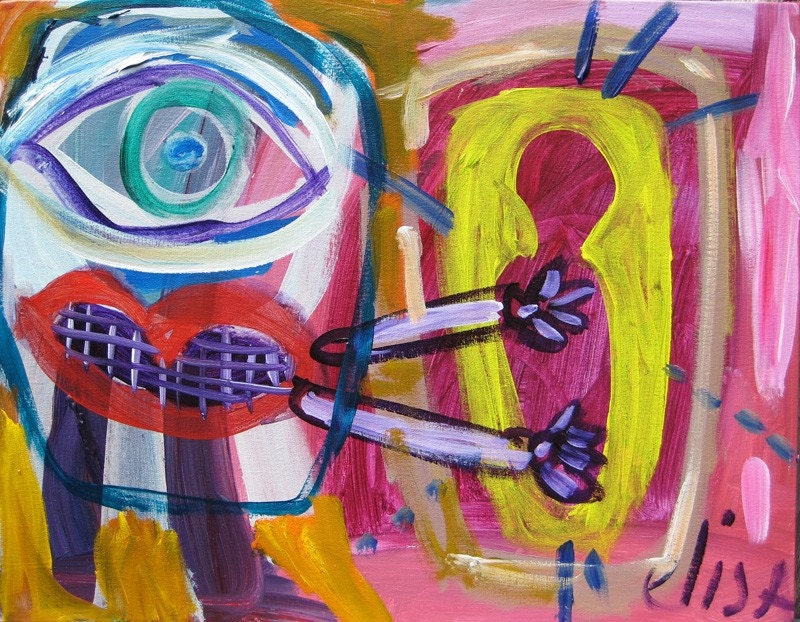Soul Snatcher Outsider Art Brut Naive Primitive Elisa