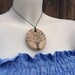 1 Woodburnt pendant- tree