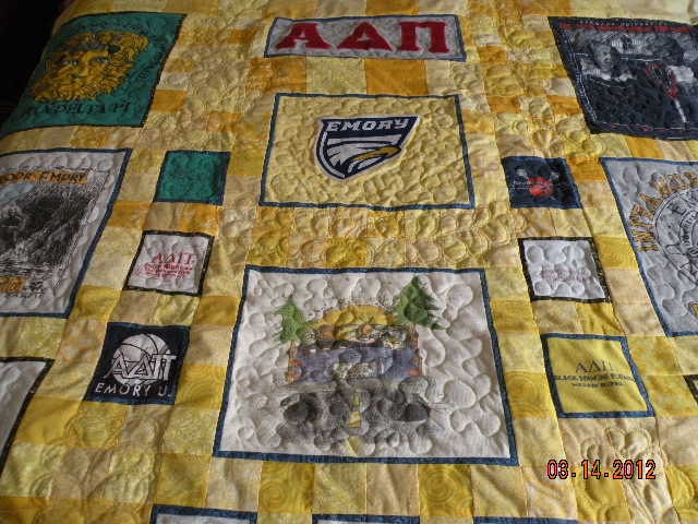 T- Shirt or Memory or Clothing Quilts Handmade Custom Designer