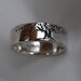 Tree of Life 8mm Ladies band in Sterling 5 to 8