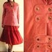 Mad for Mod Pink Suede Snap Closure Coat