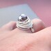 Wire Wrapped Ring - To Order - AB Colorado Topaz, Amethyst, Dark Purple, Purple, Crystal, Bright, Handmade, Cute, Simple, Lovely, Romantic