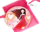 Heart Lanterns - Pocket Mirror