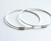 Silver Bangles Set of Two