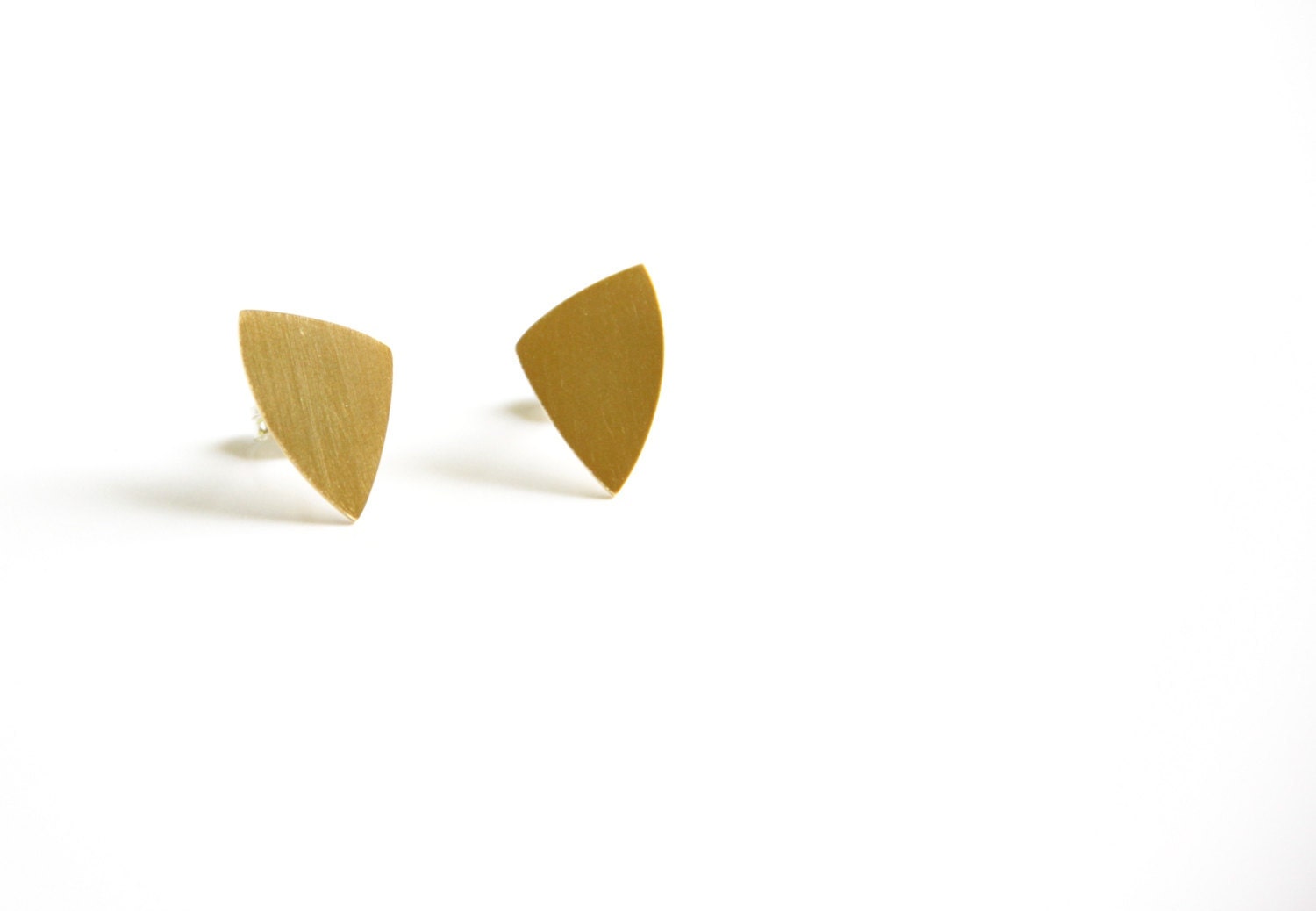 24K Gold Plated Lotus Post Earrings