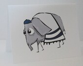 Eli the Elephant Hannukah Chanukah Card