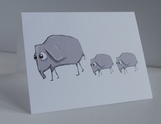 Half Off Sale Eli The Elephant Assorted Greeting Card Set of 3