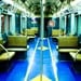 New York City Subway in Blue and Yellow - 8x10 Fine Art Photograph - Subway decor