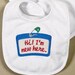 Embroidered Bib - Hi I'm New here